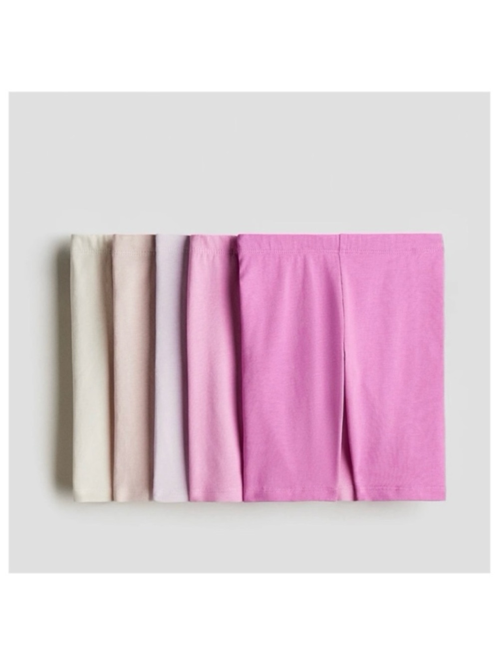 Girls Organic Cotton Bike Shorts | Set of 5 | 9-10 YRS